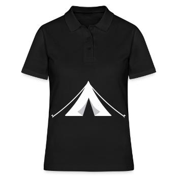 Camping Camping Camping Camping Camping Camping Camping Vacances - Polo Femme - noir - Devant - Ailine (174cm)