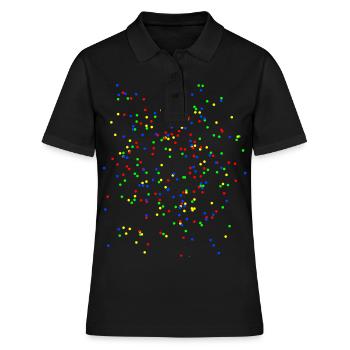 Confetti Colorful - Women's Polo Shirt - black - Front - Ailine (174cm)