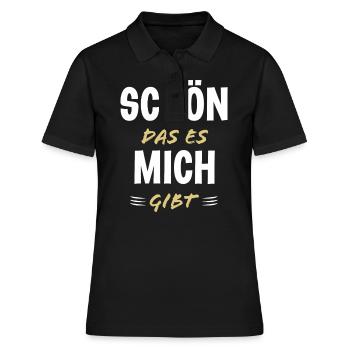 Lustige Sprüche Cooler Spruch Geschenkidee Party - Frauen Polo Shirt - Schwarz - Vorne - Ailine (174cm)