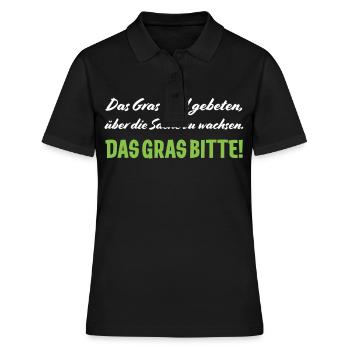 Lustiges Sprüche funny Quotes Shirt Geschenkidee - Frauen Polo Shirt - Schwarz - Vorne - Ailine (174cm)