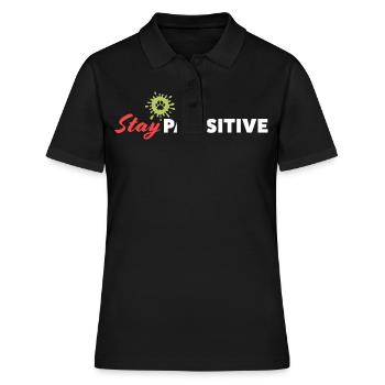 Hund Hundefreunde cooler Hund Geschenkidee - Frauen Polo Shirt - Schwarz - Vorne - Ailine (174cm)