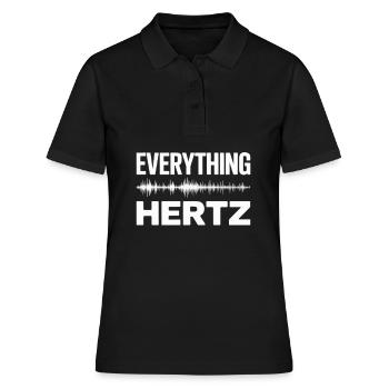 Everything Hertz Audio Engineer - Women's Polo Shirt - black - Front - Ailine (174cm)