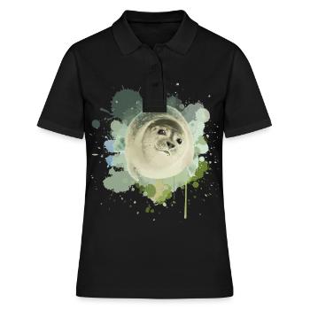 Phoque mer lion de mer - Polo Femme - noir - Devant - Ailine (174cm)