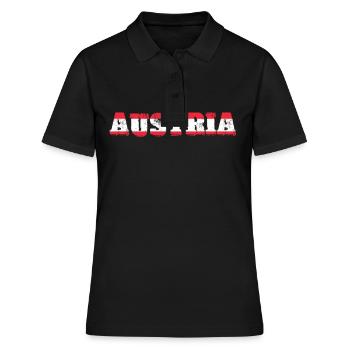 Autriche pays et pays - Polo Femme - noir - Devant - Ailine (174cm)