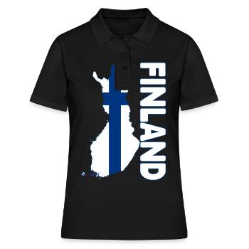 Finlande pays et pays - Polo Femme - noir - Devant - Ailine (174cm)