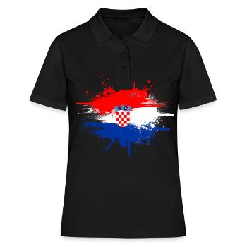 Croatie pays et pays - Polo Femme - noir - Devant - Ailine (174cm)