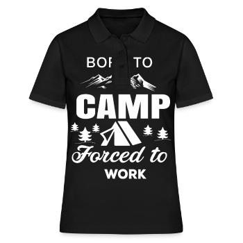 camping - camping - Polo Femme - noir - Devant - Ailine (174cm)