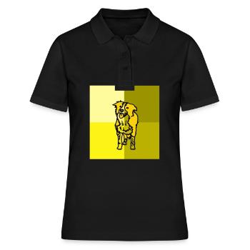 Chiens et chiens - Polo Femme - noir - Devant - Ailine (174cm)