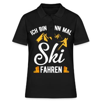 Ski en vacances de ski - Polo Femme - noir - Devant - Ailine (174cm)