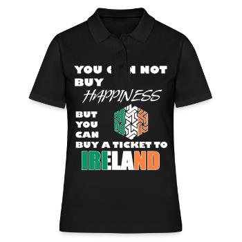 Irlande - Polo Femme - noir - Devant - Ailine (174cm)