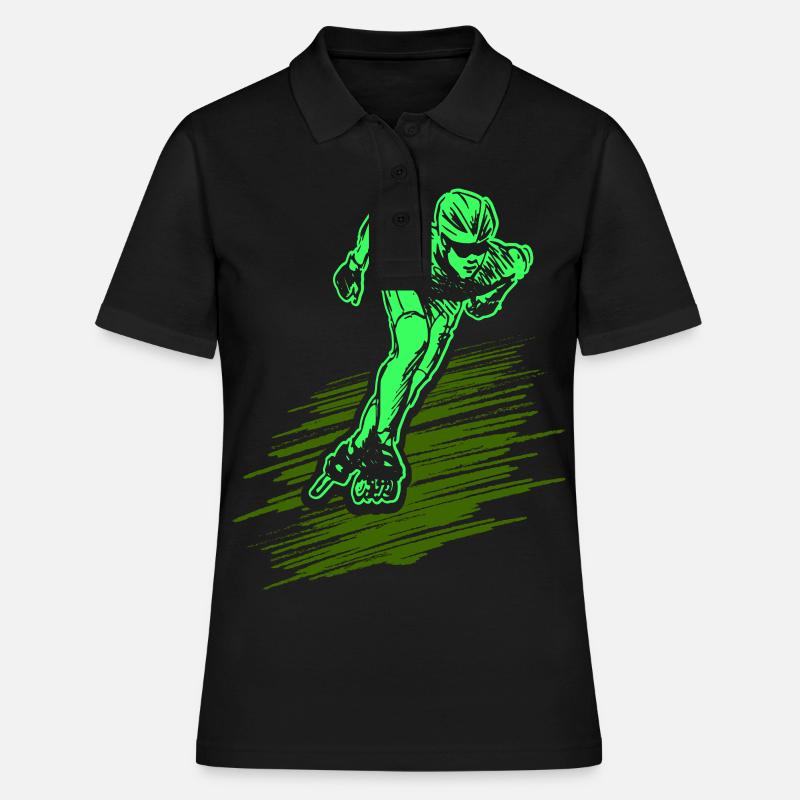 Inline skates - Women's Polo Shirt - black