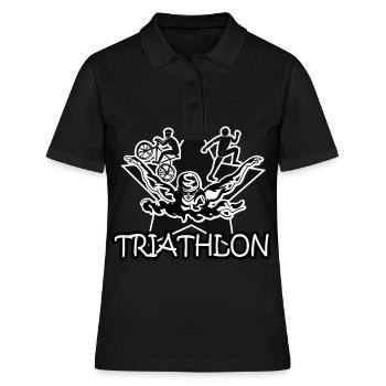 Triathlon sport - Polo Femme - noir - Devant - Ailine (174cm)