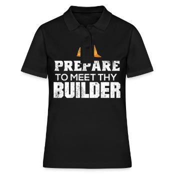 Construction worker - Women's Polo Shirt - black - Front - Ailine (174cm)