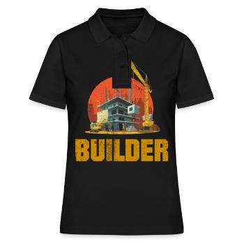 Construction worker - Women's Polo Shirt - black - Front - Ailine (174cm)