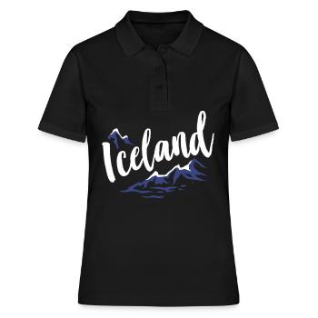 Islande - Polo Femme - noir - Devant - Ailine (174cm)