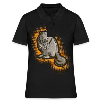 Bieber - Women's Polo Shirt - black - Front - Ailine (174cm)