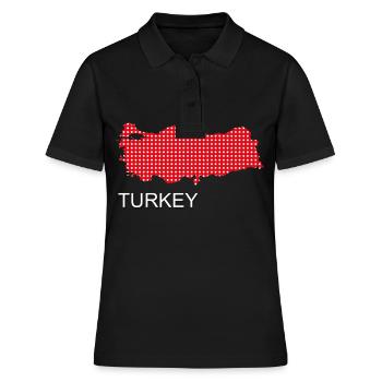Turquie - Polo Femme - noir - Devant - Ailine (174cm)