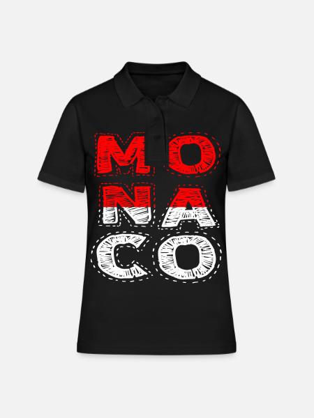 Monaco - Polo Femme - noir