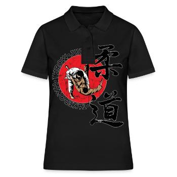 judo - Polo Femme - noir - Devant - Ailine (174cm)