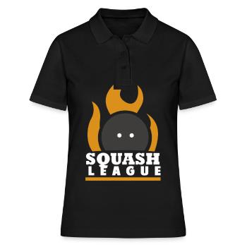 SQUASH - Frauen Polo Shirt - Schwarz - Vorne - Ailine (174cm)
