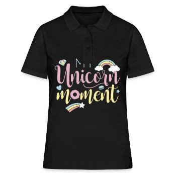 Licorne Licorne - Polo Femme - noir - Devant - Ailine (174cm)