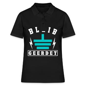 Grounded Stay Grounded - Women's Polo Shirt - black - Front - Ailine (174cm)