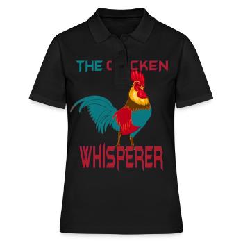 Poulet poulet poussin - Polo Femme - noir - Devant - Ailine (174cm)