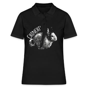 Rongeur chinchilla - Polo Femme - noir - Devant - Ailine (174cm)