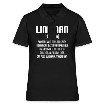 lineman, lineman barn, football offensive lineman, - Frauen Polo Shirt - Schwarz - Vorne - Ailine (174cm)