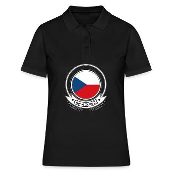 République tchèque Prague Europe UE Euro - Polo Femme - noir - Devant - Ailine (174cm)