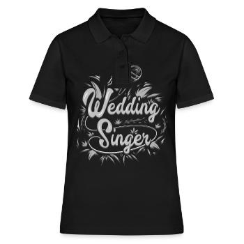 Chanteuse de mariage - Polo Femme - noir - Devant - Ailine (174cm)