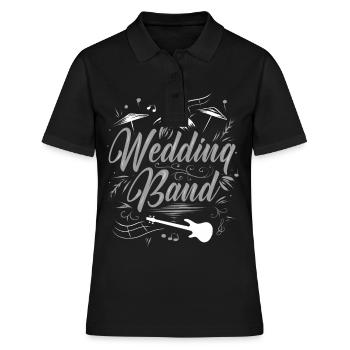Band Hochzeit - Frauen Polo Shirt - Schwarz - Vorne - Ailine (174cm)