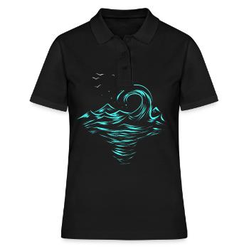 Onde - Polo Femme - noir - Devant - Ailine (174cm)