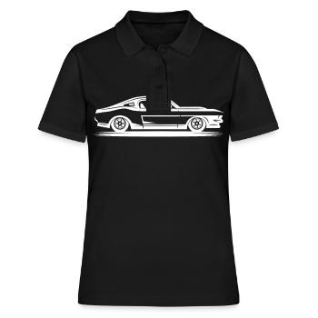 Muscle Car Side Classic Car Cadeau Muscle Car - Polo Femme - noir - Devant - Ailine (174cm)