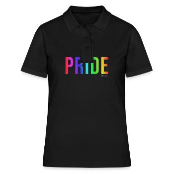 PRIDE T-shirt Défilé CSD Gay LGBT CSD - Polo Femme - noir - Devant - Ailine (174cm)