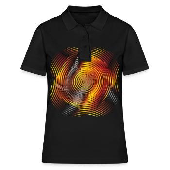 Gradient rotation - Women's Polo Shirt - black - Front - Ailine (174cm)