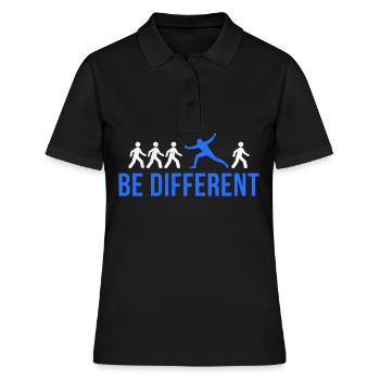 Escrime Fencer Drôle Sport Dire Logo Cadeau - Polo Femme - noir - Devant - Ailine (174cm)