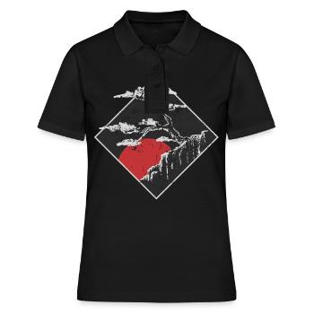 Japan Fanatiker japanisch China Geschenk Anime - Frauen Polo Shirt - Schwarz - Vorne - Ailine (174cm)