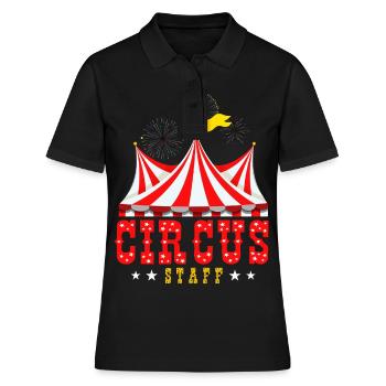 Circus Staff , Circus Workers, Manege Frei - Women's Polo Shirt - black - Front - Ailine (174cm)