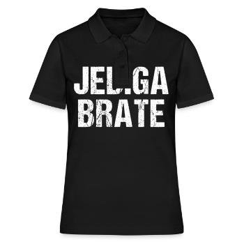 Jebiga Brate - Balkans drôles Jugo Yougoslavie - Polo Femme - noir - Devant - Ailine (174cm)