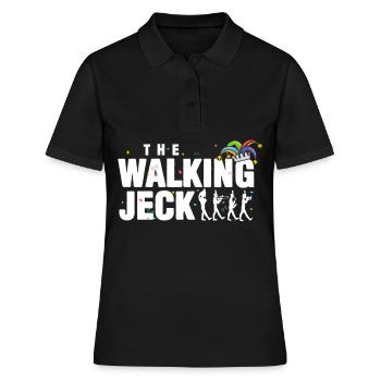 Carnaval, Fashin, La marche Jeck, Fête - Polo Femme - noir - Devant - Ailine (174cm)