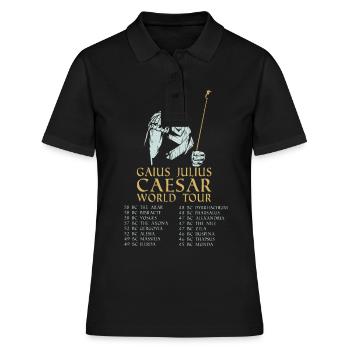 Histoire Gaius Julius Caesar anciens raids - Polo Femme - noir - Devant - Ailine (174cm)