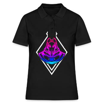 Docteur plague, docteur de peste & Peste Médecin Cadeau - Polo Femme - noir - Devant - Ailine (174cm)
