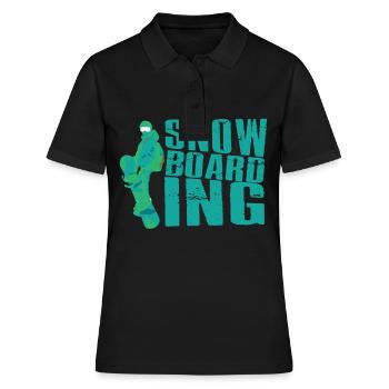 Snowboarding - Polo Femme - noir - Devant - Ailine (174cm)
