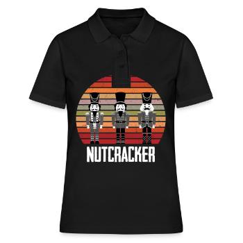 Nutcracker Geschenk für Nussknacker Trupp Freunde - Frauen Polo Shirt - Schwarz - Vorne - Ailine (174cm)