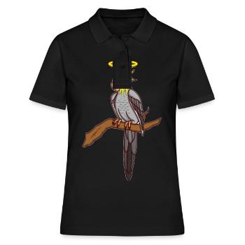 NYMPHENSITTICH Parakeet Gift - Women's Polo Shirt - black - Front - Ailine (174cm)
