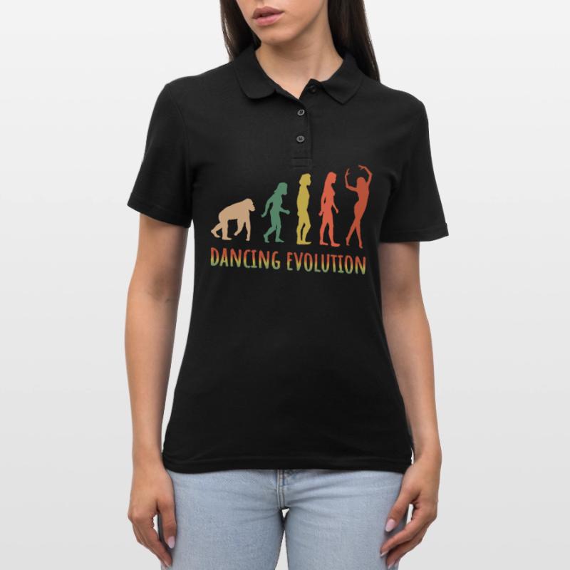 dancing evolution dance dance development women Women's Polo Shirt