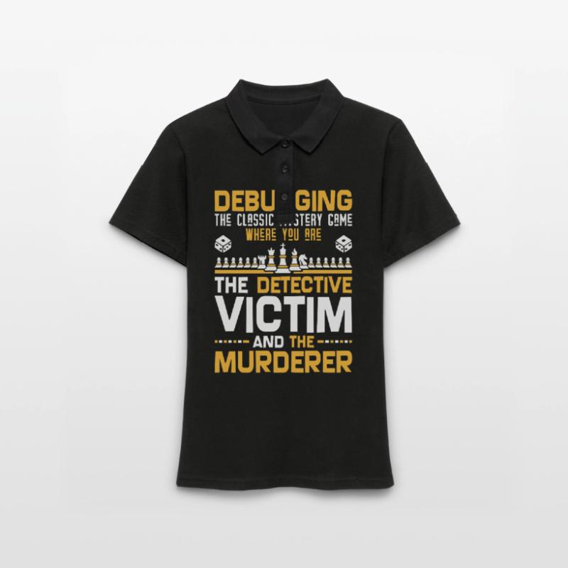 Programmer Developer - Code Nerd Debug Women's Polo Shirt