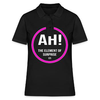 Chimie Element chimiste Profession Labor Pun - Polo Femme - noir - Devant - Ailine (174cm)