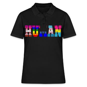 LGBT Homme Flag LGBT Pride Gay Pride Month LGBTQ - Polo Femme - noir - Devant - Ailine (174cm)